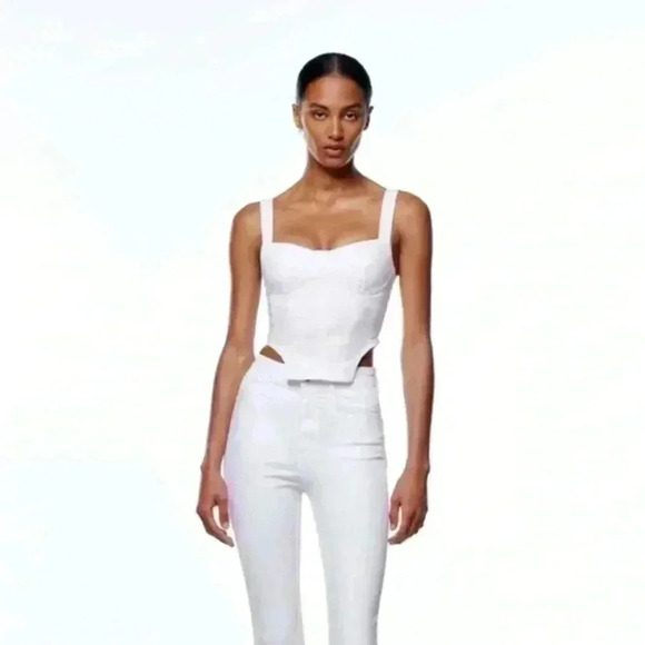 Zara denim corset top - Picture 2 of 11